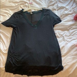 Free People short sleeve shirt size small